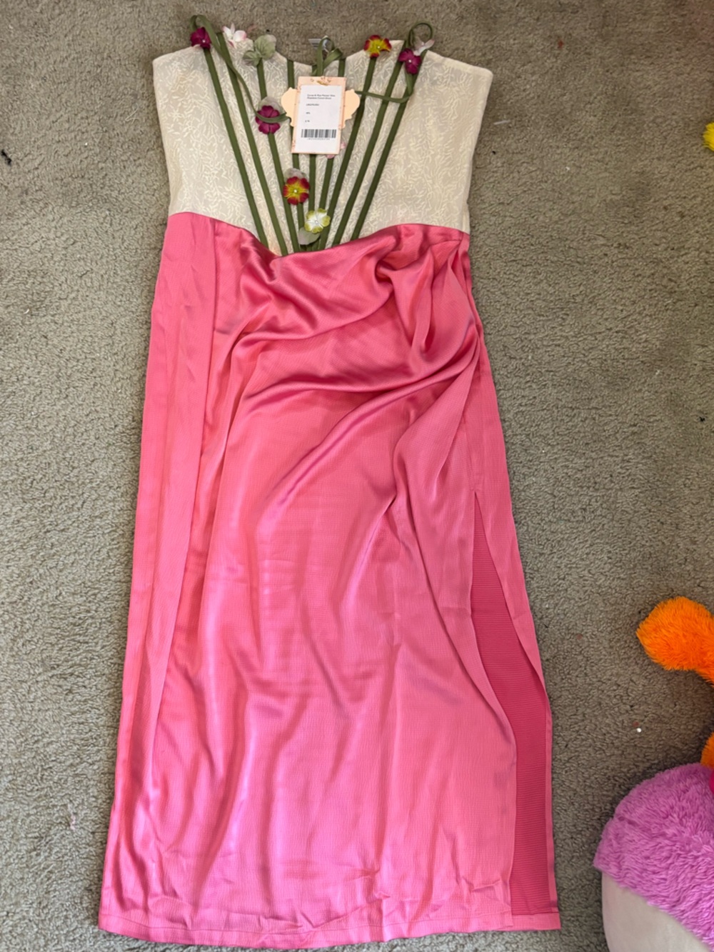 Curve & Plus Flower Vine Phantom Corset Dress by Lacemade - Picture 4 of 6